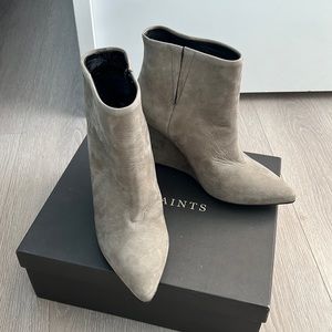 All Saints slip on boots